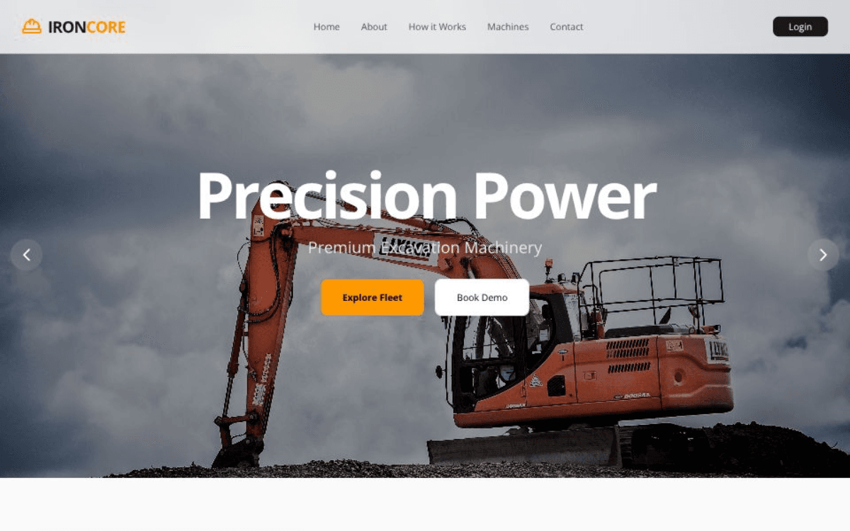 Live application interface for Iron Core